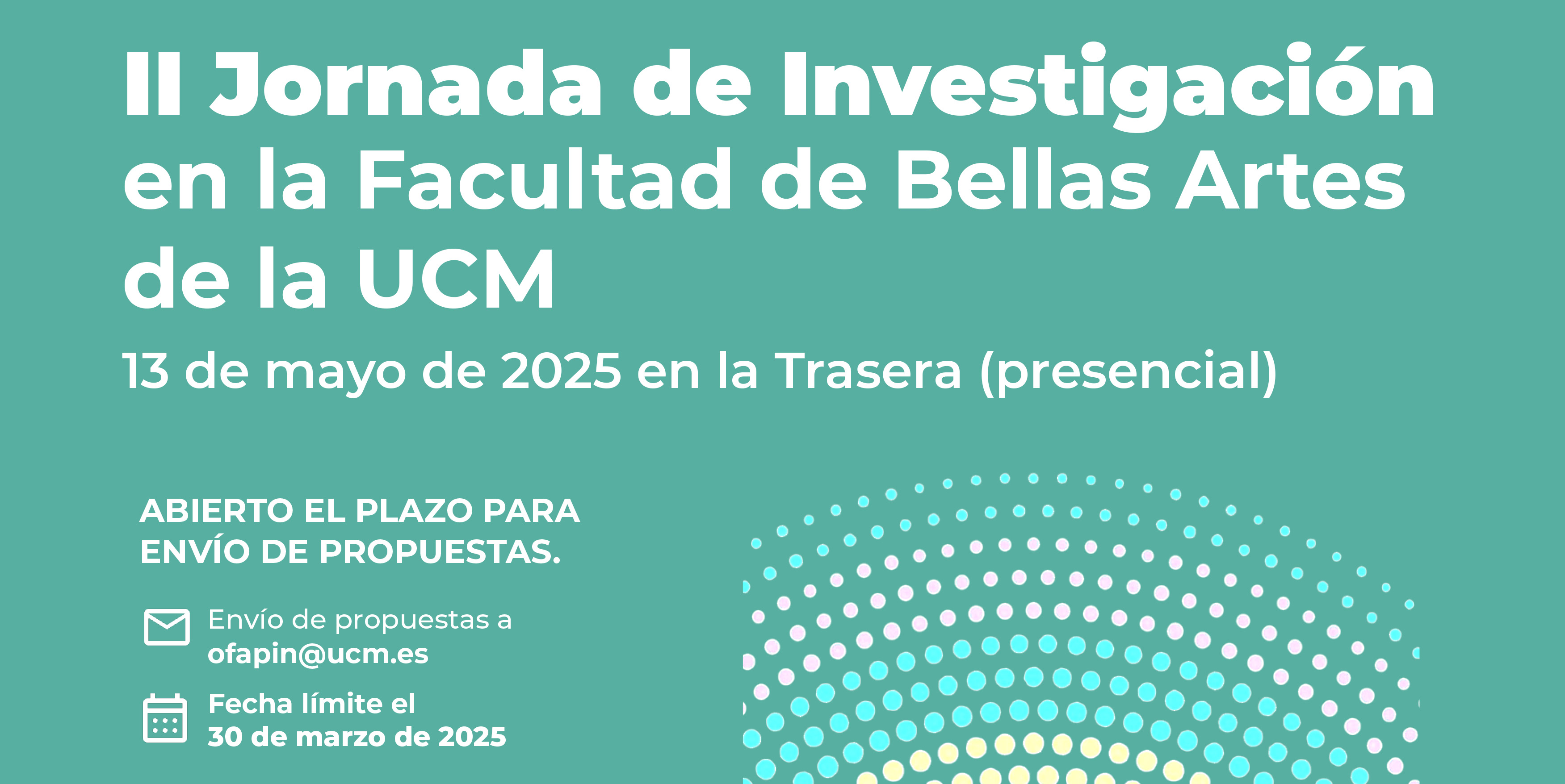 II Jornada de Investigación en la Facultad de Bellas Artes UCM
